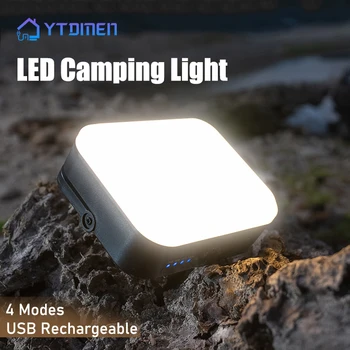 4000mAh LED çadır ışığı USB şarj edilebilir fener taşınabilir acil gece pazarı ışık açık kamp ampul lamba el feneri ev