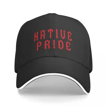 Beyzbol şapkası Erkekler Kadınlar İçin aracı Bant Yerli Gurur 0ld İngilizce Kırmızı Siyah Harfler Derby Şapka Beyefendi Şapka Lüks Şapka