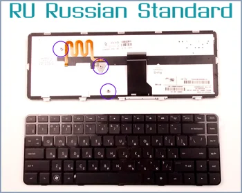 Rus RU Sürüm Klavye hp Pavilion DV5-2040 DV5-2050 DV5-2060 DV5T-2100 DV5-2132DX DV5-2077 Dizüstü Bilgisayar Arkadan Aydınlatmalı