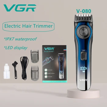 V-080 Elektrikli Saç Düzeltici Erkekler İçin Saç Kesme Profesyonel Berber Saç Kesme Makinesi Ayarlanabilir Tıraş Makinesi Berber Aksesuarları