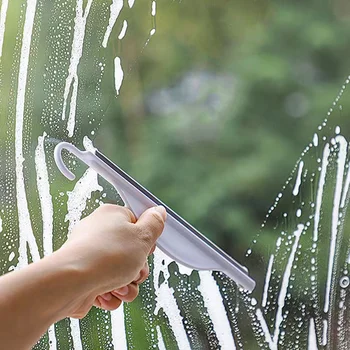Çok Fonksiyonlu Mini Yumuşak Silikon cam sileceği Mutfak Banyo Temizleme Aracı Aksesuarları Araba dikiz aynası Pencere Temizleme Fırçası