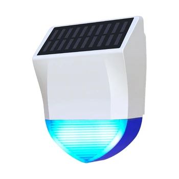 Dış Mekan Uyarısı için IPX5 Fonksiyonlu insan vücudu Algılama Alarmı Bluetooth Kablosuz Güneş Enerjili
