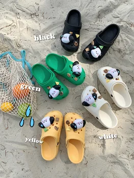 Sevimli Ins Yavru Delik bahçe ayakkabısı Erkekler Ve Kadınlar İçin EVA Sandalet Anti Kayma Yumuşak Kalın Taban plaj ayakkabısı Terlik