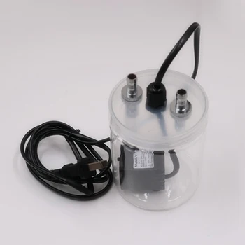 Sıvı Soğutma Yumuşak Boru DIY Entegre Su Soğutucu USB Bağlantısı Ofis PC Dizüstü Evrensel Bilgisayar Radyatör Tankı Pompası