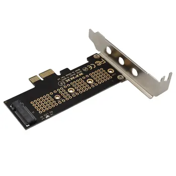 Yeni Yüksek Kaliteli NVMe PCIe M. 2 NGFF SSD PCIe x1 adaptör kartı PCIe x1 to M. 2 kartı braketi ile